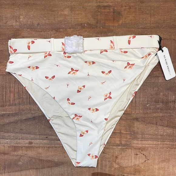 NWT We Wore What High Waisted Bikini Bottoms XL - Picture 2 of 7